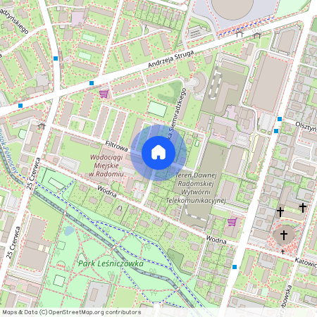 ul. Henryka Siemiradzkiego, Śródmieście, Radom, mazowieckie