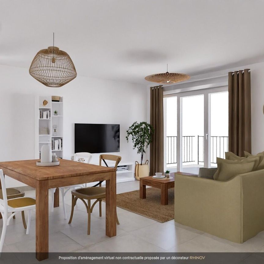 location Appartement T3 DE 65.4m² À MARSEILLE - Photo 1