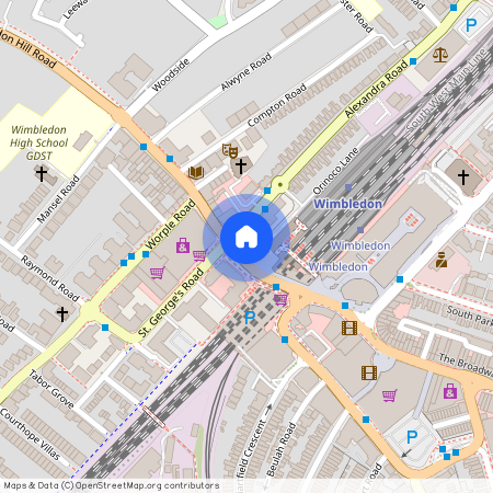 Wimbledon Hill Road, SW19: 1 bed 1 rec 1 bath unfurn