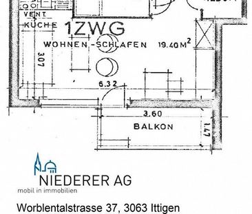 Zentrale 1-Zimmer-Wohnung in Ittigen - Photo 4