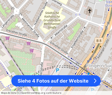 Demnächst frei! 1-Zimmer-Wohnung in Düsseldorf - Foto 1