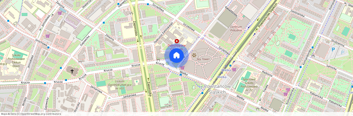 ul. Krucza, Borek, Krzyki, Wrocław, dolnośląskie