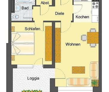 2 Räume zum Wohlfühlen!!! - Foto 1