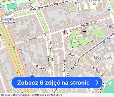 Tania kawalerka koło Wawelu,całość 1900zł,MPEC,WIFI,Jubilat, Bulwary - Zdjęcie 1