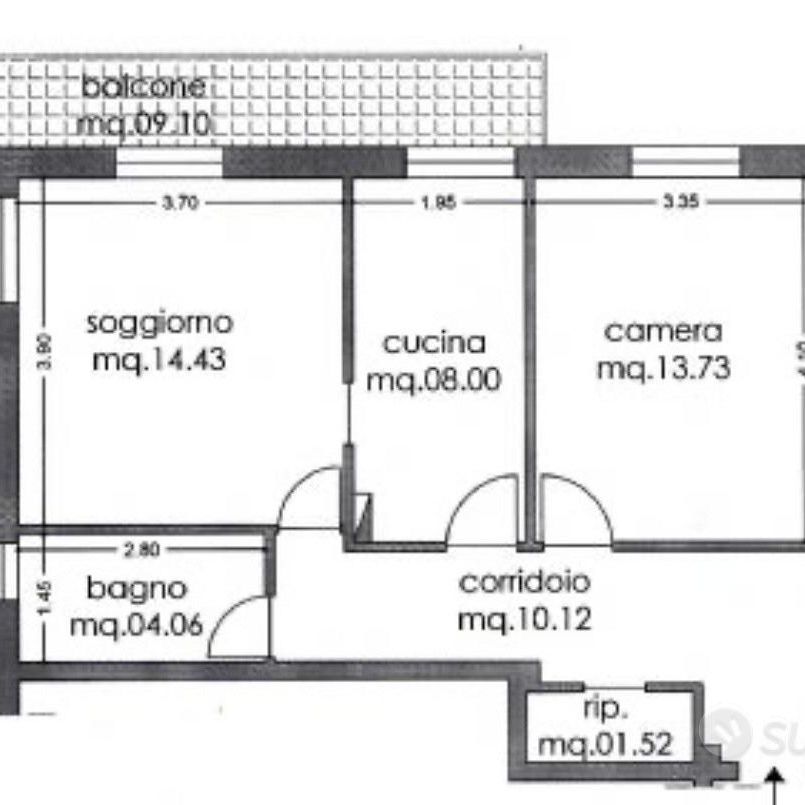 TRILOCALE IN CORSO EMILIA: 525 euro - Photo 2