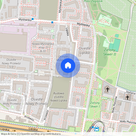 Kraków-Podgórze, Myśliwska, Kraków