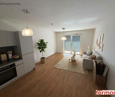Moderne 2-Zimmer-Wohnung mit Balkon, Fußbodenheizung & Einbauküche ... - Foto 2