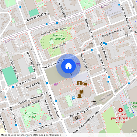 Rue Moliére, Francja, Massy