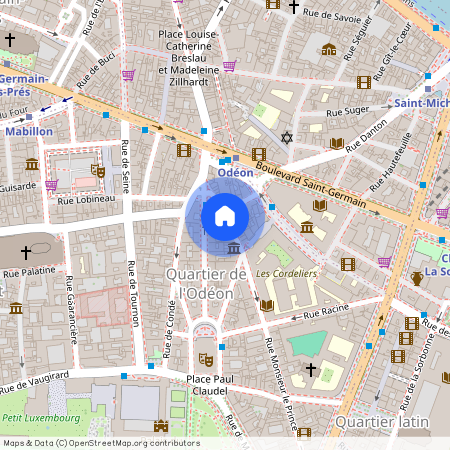 Appartement à louer rue Monsieur le Prince, Paris 6ème