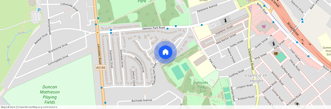 Radcliffe Park Road, M6, Salford