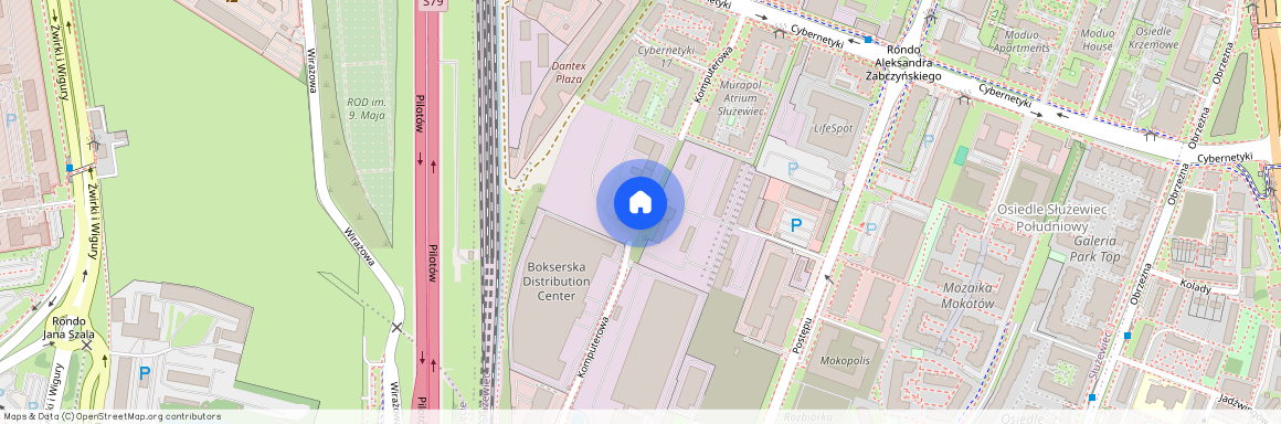 ul. Komputerowa, Służewiec, Mokotów, Warszawa, mazowieckie