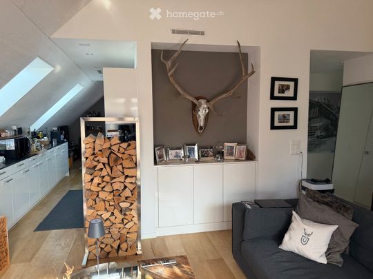 3,5 Zi. Dachwohnung in Lufingen - Photo 1
