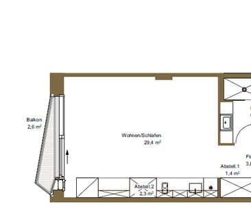 HafenCity: Attraktives Studioapartment zu vermieten! - Foto 1