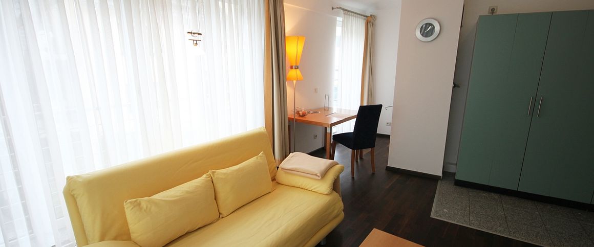 Exklusiv möblierte Wohnungmit Terrasse in direkter Rheinlage - Foto 1