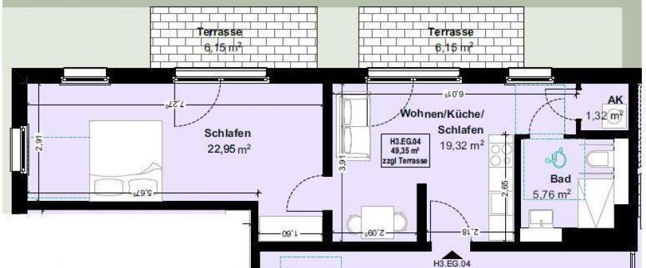 Neubauwohnung im grünen Berlin-Kladow - Foto 1