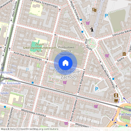 ul. Andrzeja Małkowskiego, Śródmieście-Zachód, Śródmieście, Szczecin, zachodniopomorskie