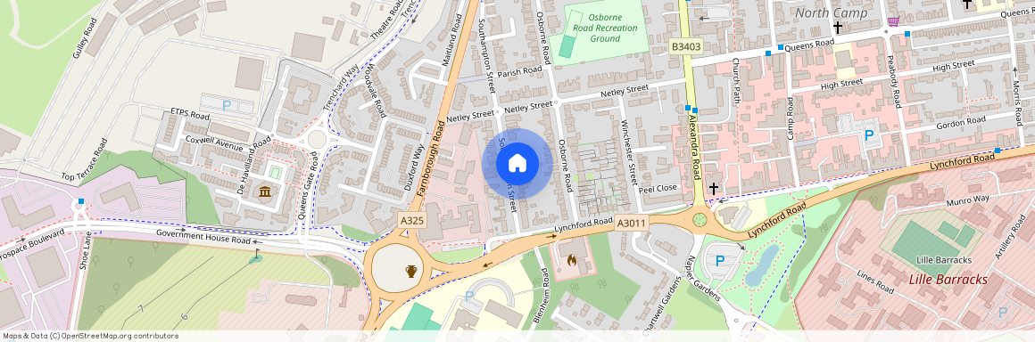 Southampton Street, Farnborough, GU14