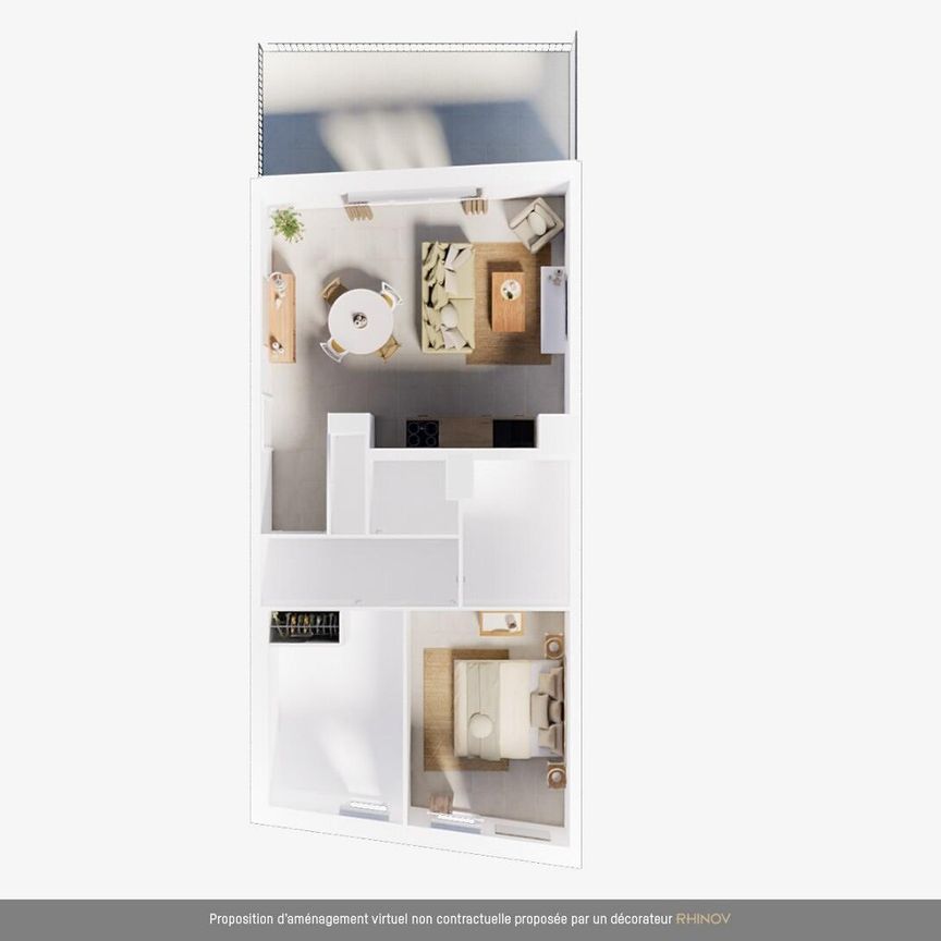 location Appartement T3 DE 59.2m² À MARSEILLE - Photo 1