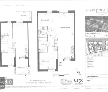 Appartement à louer 3 pièces 63.9m² - Photo 3