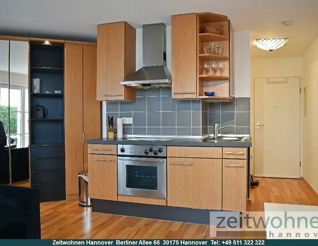 Bothfeld - Buchholz, Nähe HDI, 1 Zimmer Apartment mit Terrasse und Garage - Photo 1