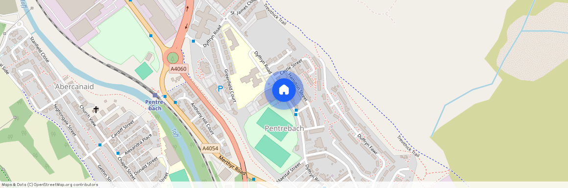 Poplar Terrace, Pentrebach, Merthyr Tydfil, CF48