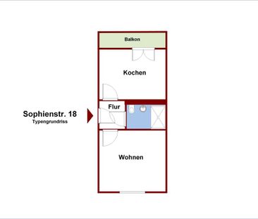 Gemütliche Single-Wohnung im EG mit Balkon und Dusche - Photo 5