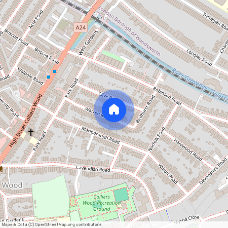 Warren Road, Colliers Wood
