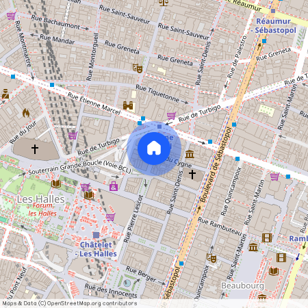 Rue Pierre Lescot et rue du Cygne 75001 Paris (1er arrondissement)