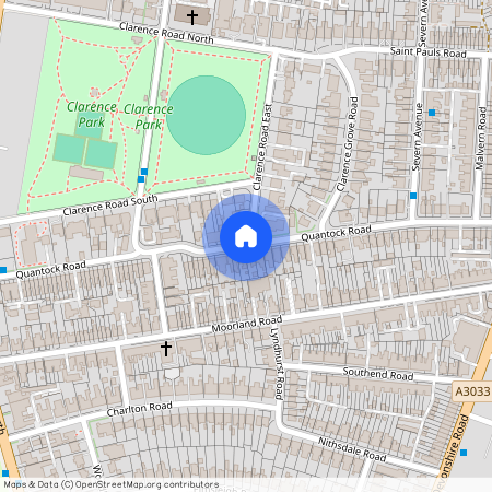 Quantock Road, Southward