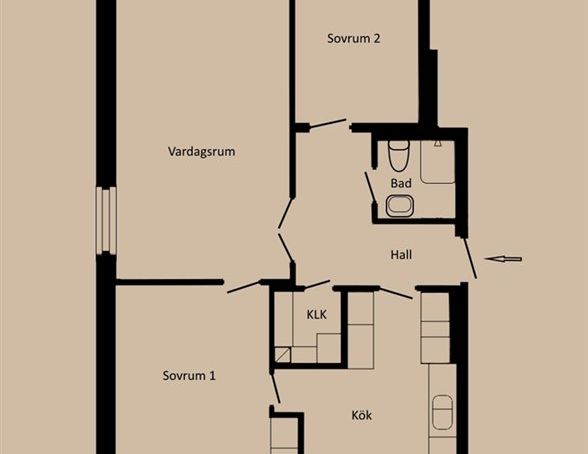 Stationsgatan 3 E - Foto 1