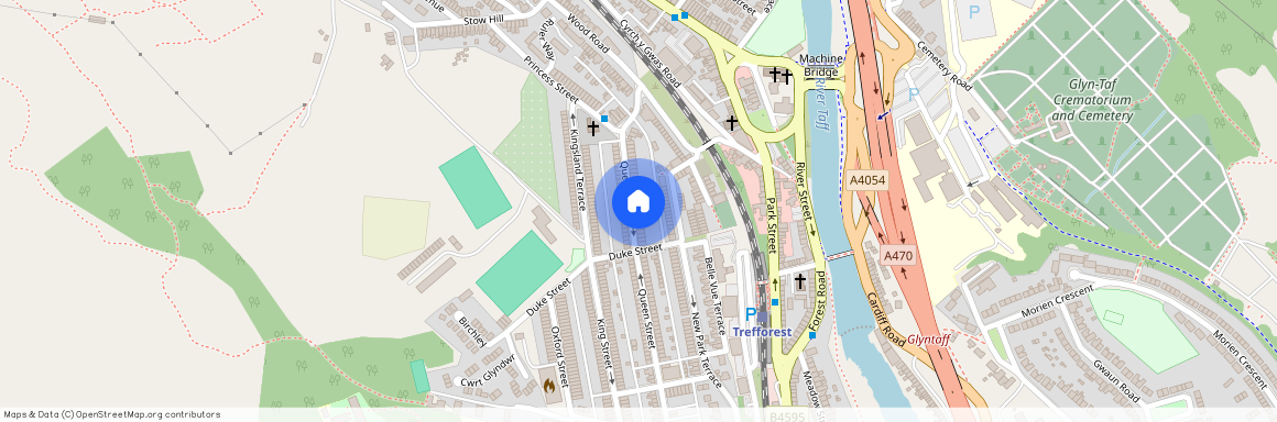 Queen Street, Pontypridd, CF37