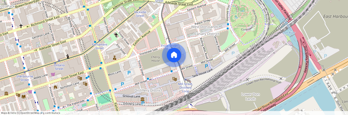 google map, Old Toronto, Old Toronto, Toronto, M5A 0X9