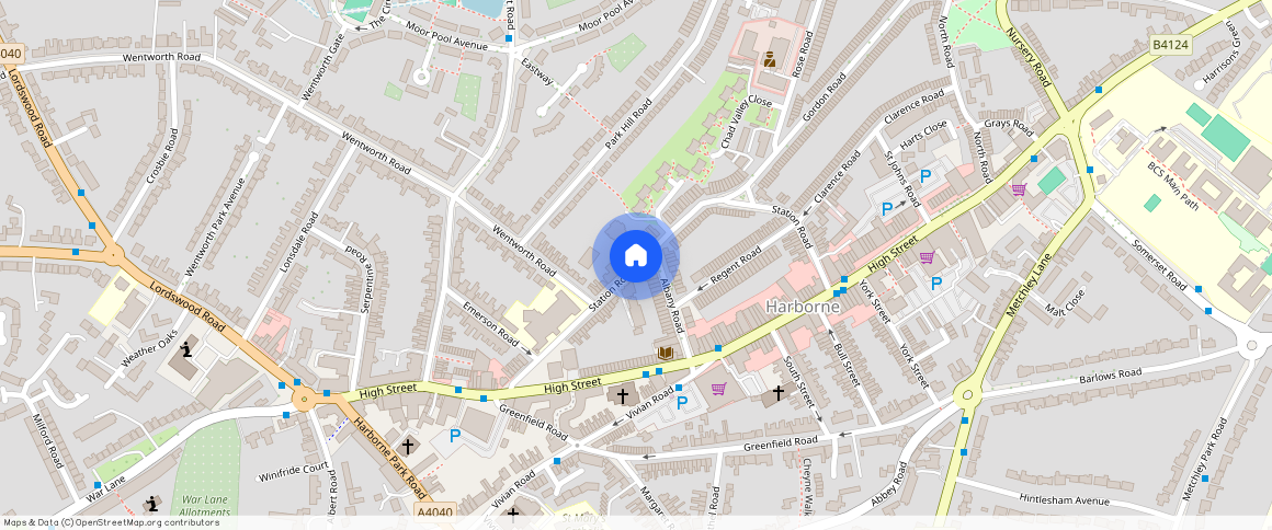 Station Road, Harborne, Birmingham, B17