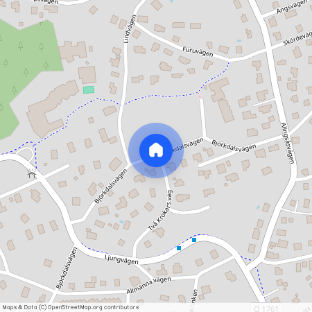 Björkdalsvägen, Sjömarken