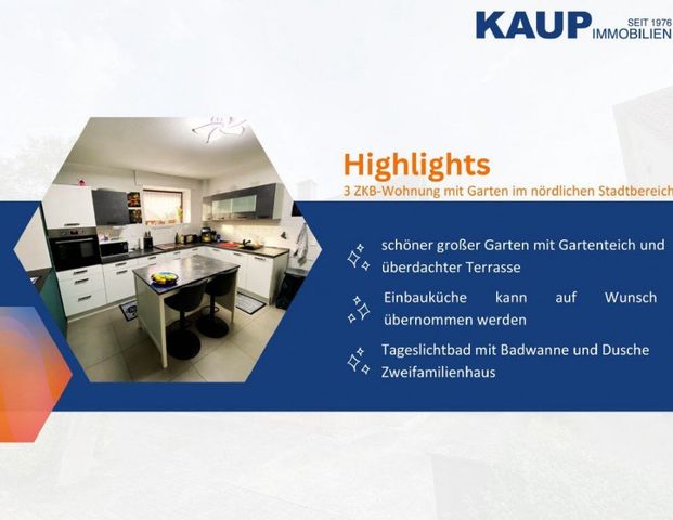 Gemütliche 3-ZKB Wohnung mit Garten in Gütersloh-Nord - Photo 1