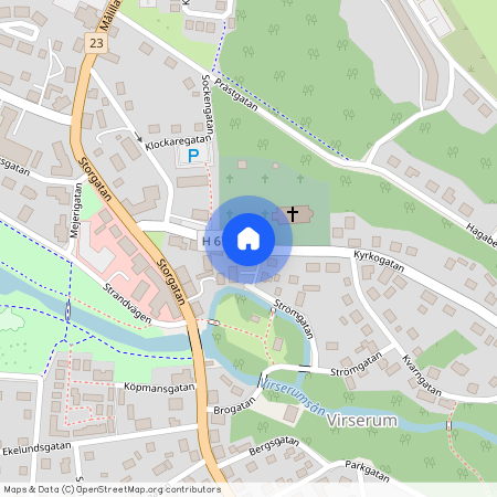 Hultsfred, Kyrkogatan, 10, 57772, Virserum
