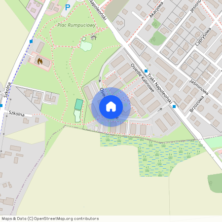 os. Osiedle Kalinowe, Rokietnica, Rokietnica, poznański, wielkopolskie