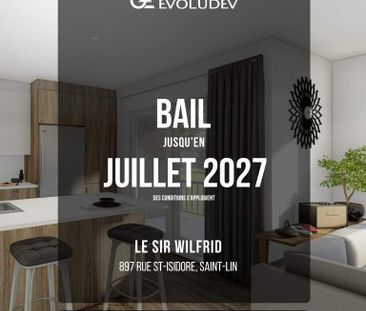 Le Sir Wilfrid | 3 ½ et 4 ½ récents à louer, Saint-Lin - Photo 2