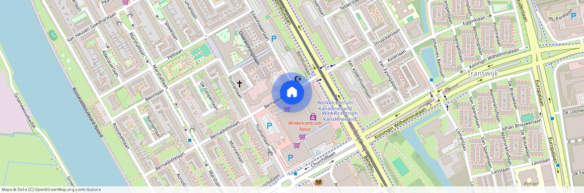 Kanaleneiland-Noord, 3527 GB, Bernadottelaan, Utrecht