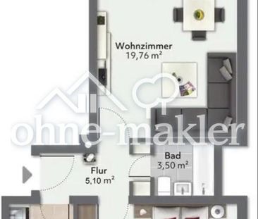 Alpenblick-Wohnung in München Solln, voll möbliert, 2 Zimmer, Stell... - Photo 4