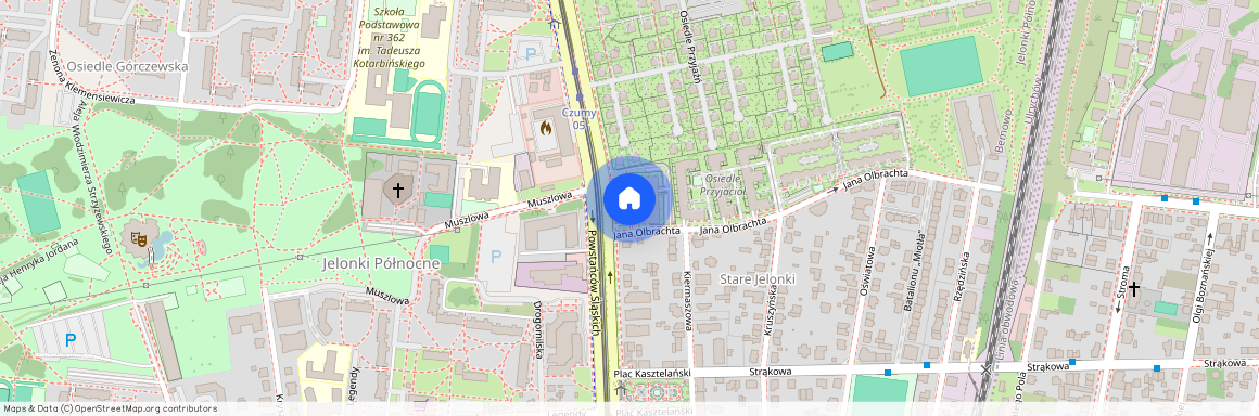 ul. Jana Olbrachta 126, Jelonki Północne, Bemowo, Warszawa, mazowieckie