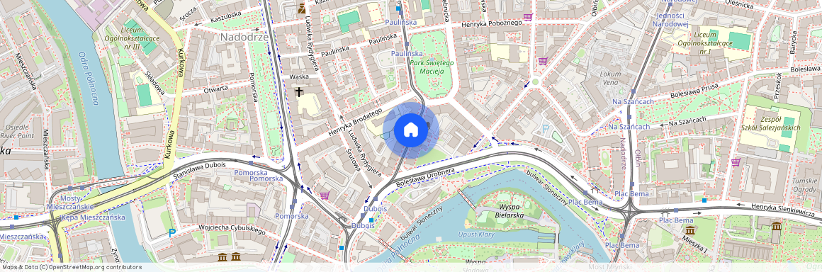 ul. Władysława Łokietka, Nadodrze, Śródmieście, Wrocław, dolnośląskie