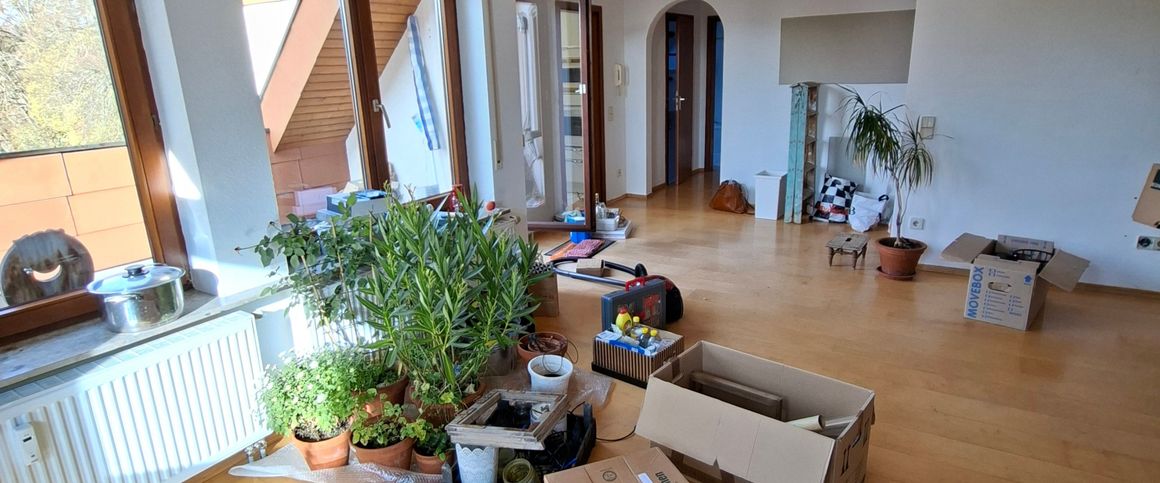 Gemütliche, schöne 2-Zi.-DG-Whg * EBK + TL-Bad + Dachloggia + TG-Stpl. in guter Lage! - Foto 1