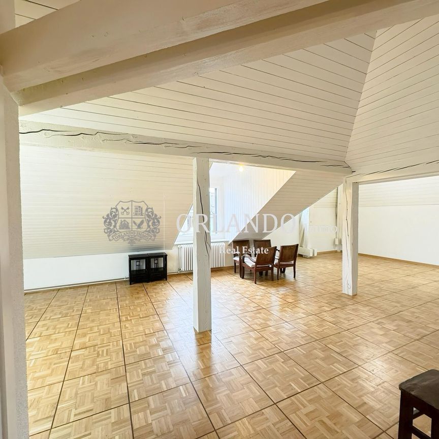 Lease renewal Beautiful 5-room apartment in attic with exposed beams - Photo 1