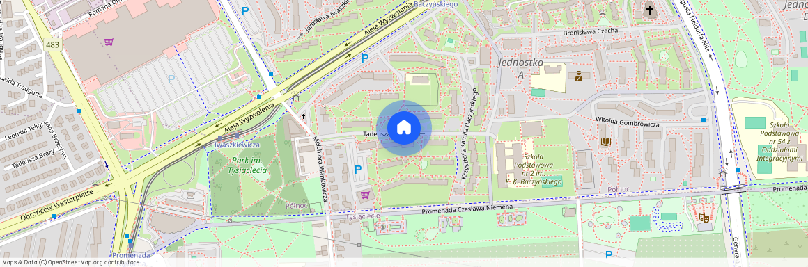 ul. Gajcego, Północ, Częstochowa, śląskie