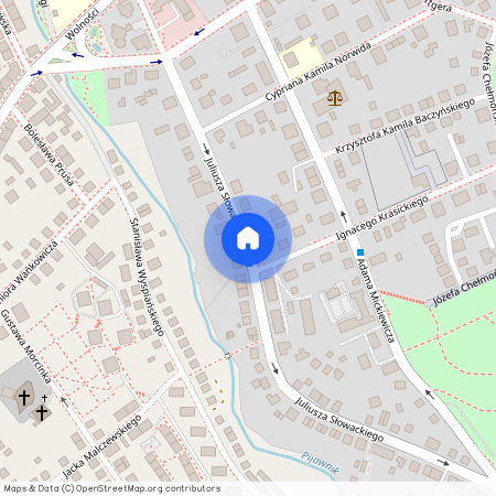 ul. Juliusza Słowackiego, Śródmieście, Jelenia Góra, dolnośląskie