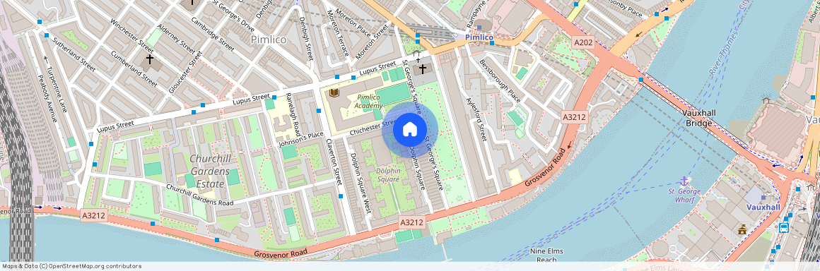 St. George's Square, Pimlico, London, SW1V 3QT