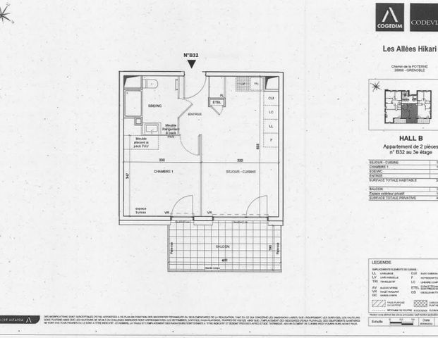 location Appartement T2 DE 38.51m² À GRENOBLE - Photo 1