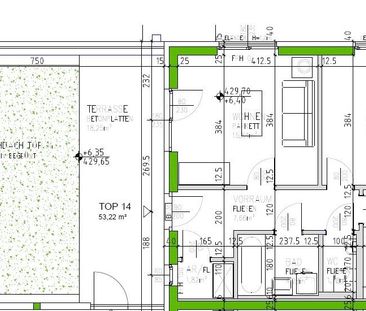 Ries – 53m² – 2 Zimmer Wohnung – Dachterrasse -inkl. TG Platz - Foto 5