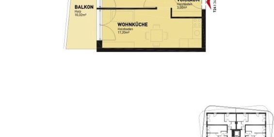 Traumwohnung im 3.Obergeschoss mit herrlicher West-Terrasse und Tiefgaragenparkplatz im Grünen - Foto 3